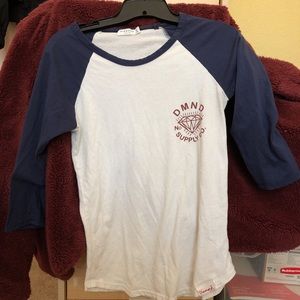 Diamond supply Co baseball tee